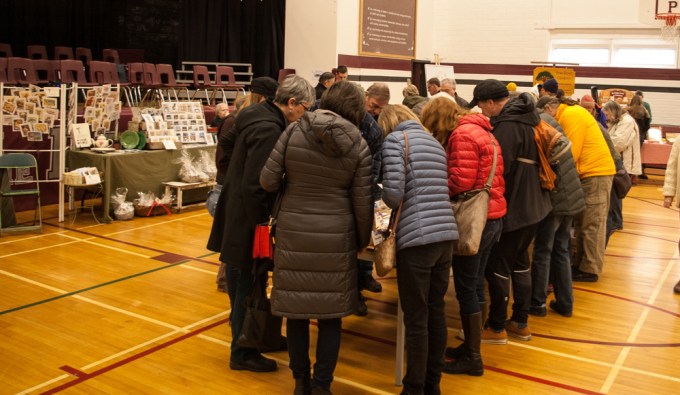 Seed Exchange table at Picton Seedy Saturday - 1017 a.m.